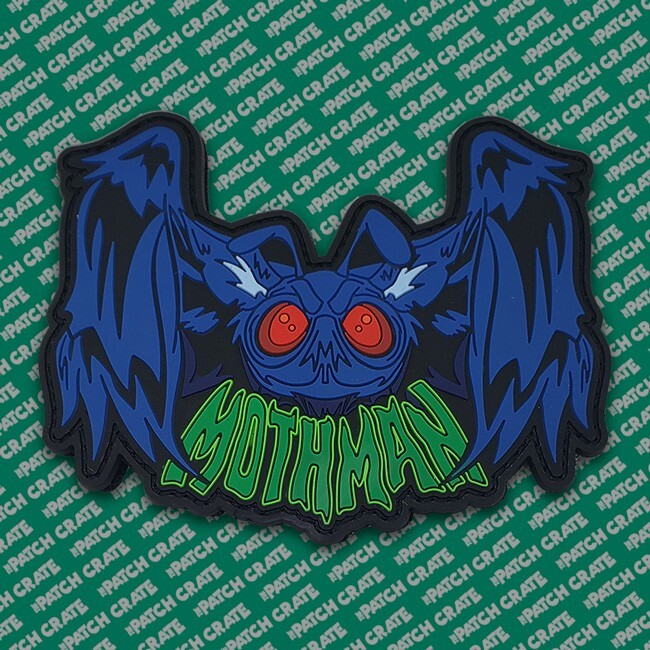 RARE Set of 5 Patch Crate Cryptid Custom Patches 2pc Hook/Loop Backing