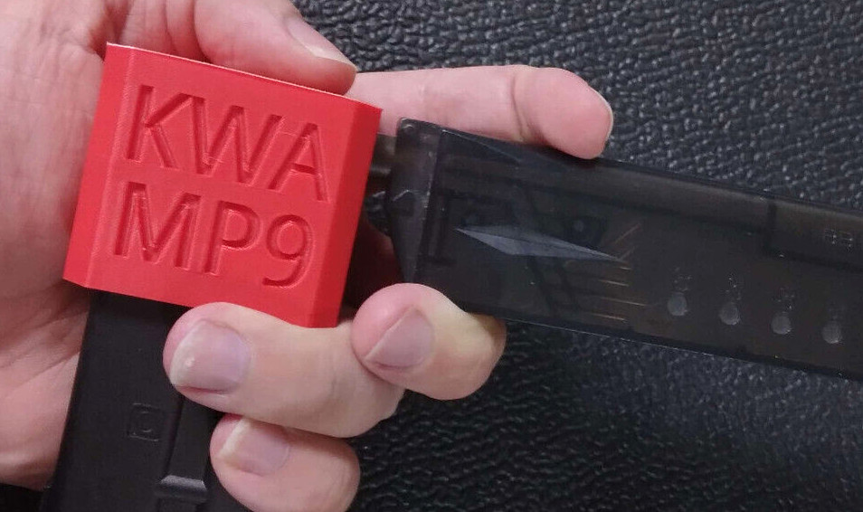 Airsoft KWA MP9 Speedloader Adapter (Red)