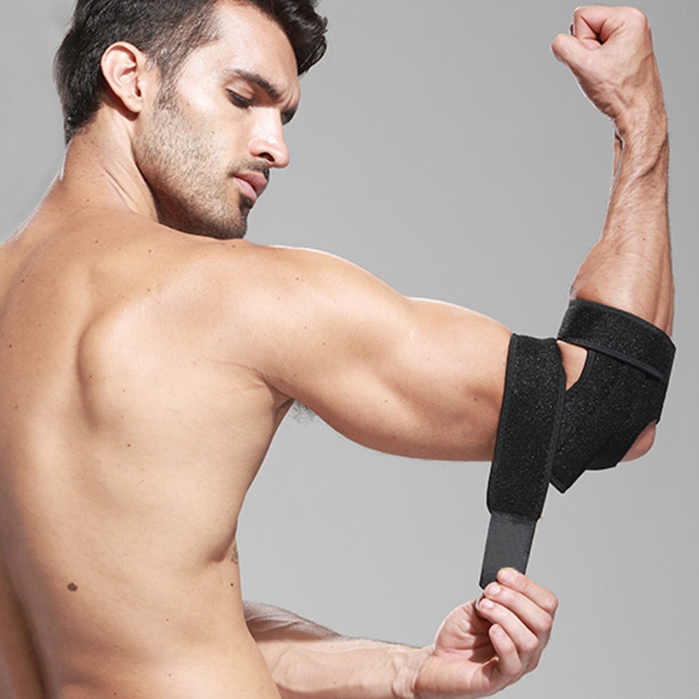 Adjustable Elbow Support Strap Padded Brace Tennis Compression Tendonitis Relief