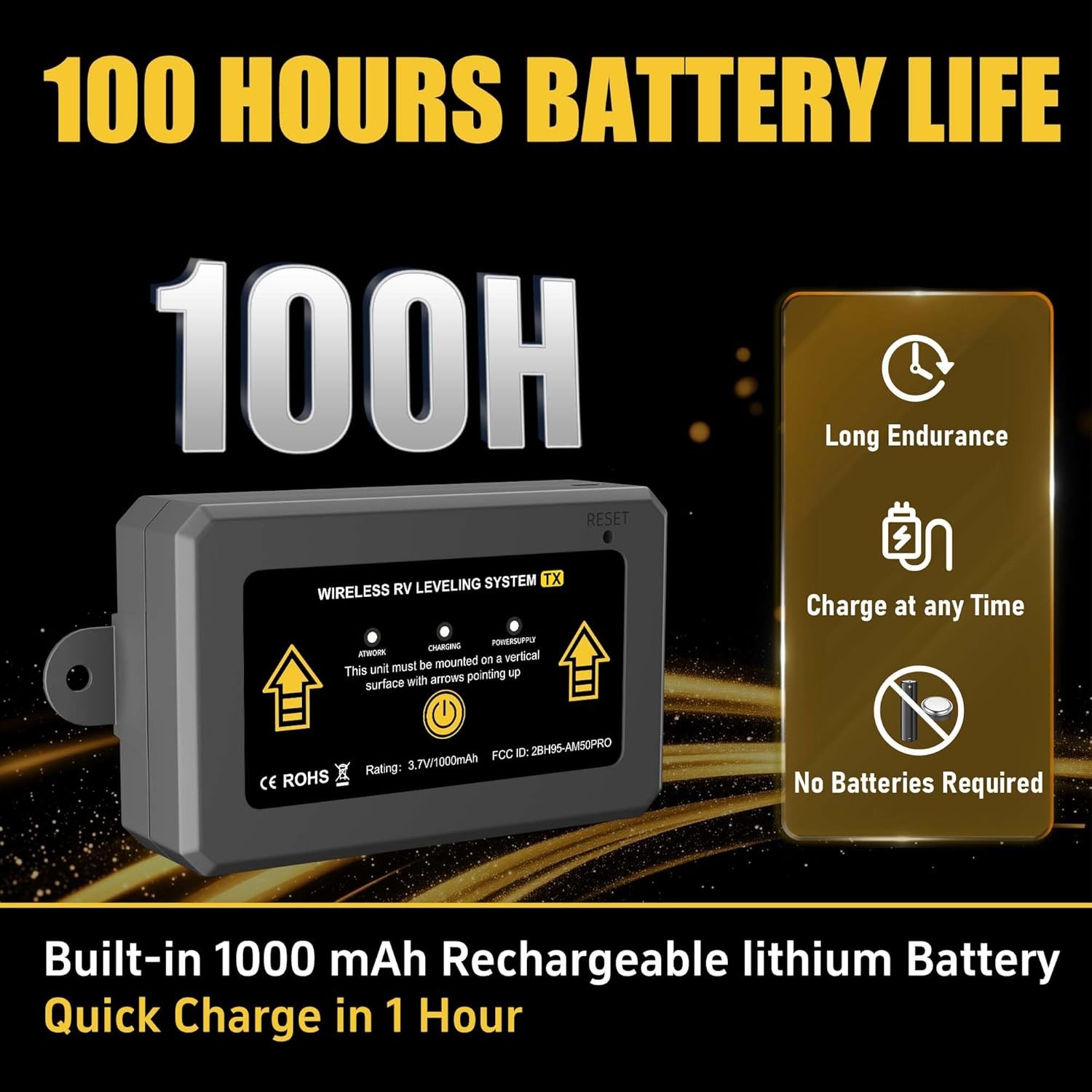 Wireless RV Leveling System Camper Leveling System with Portable Professional Sc