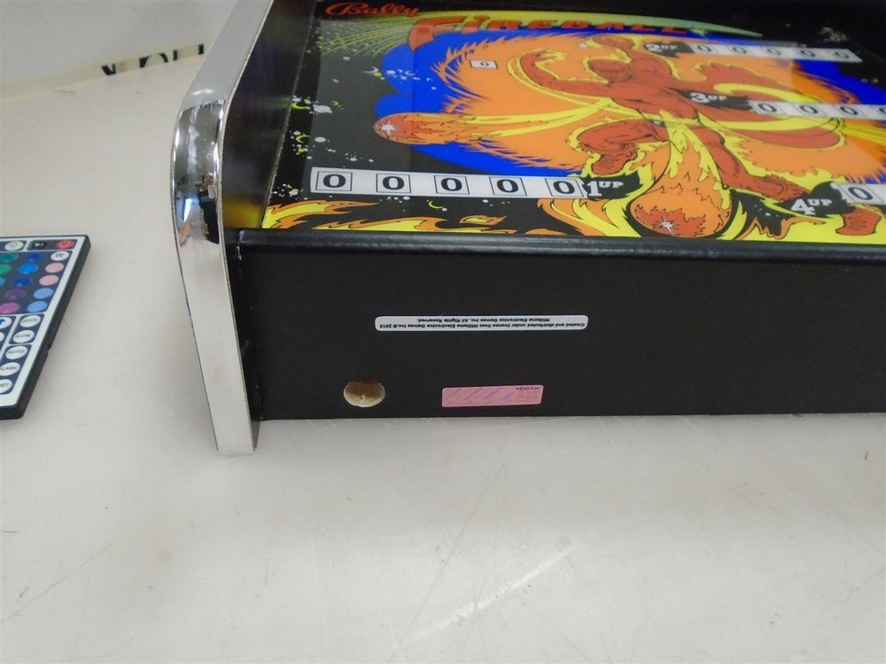Bally Fireball Pinball Head LED Display light box