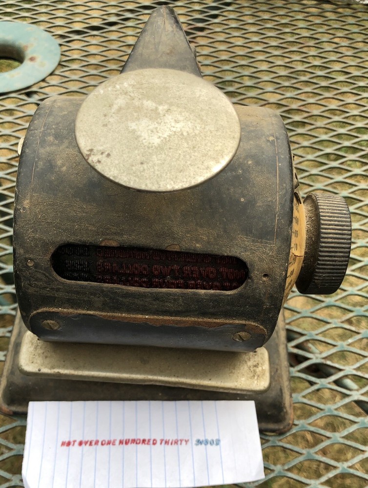 Antique Check Protector - Vintage Model Still In Working Condition! See Pics.