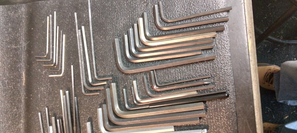 ASSORTED ALLEN WRENCHES 112 PCS. 2 LBS.