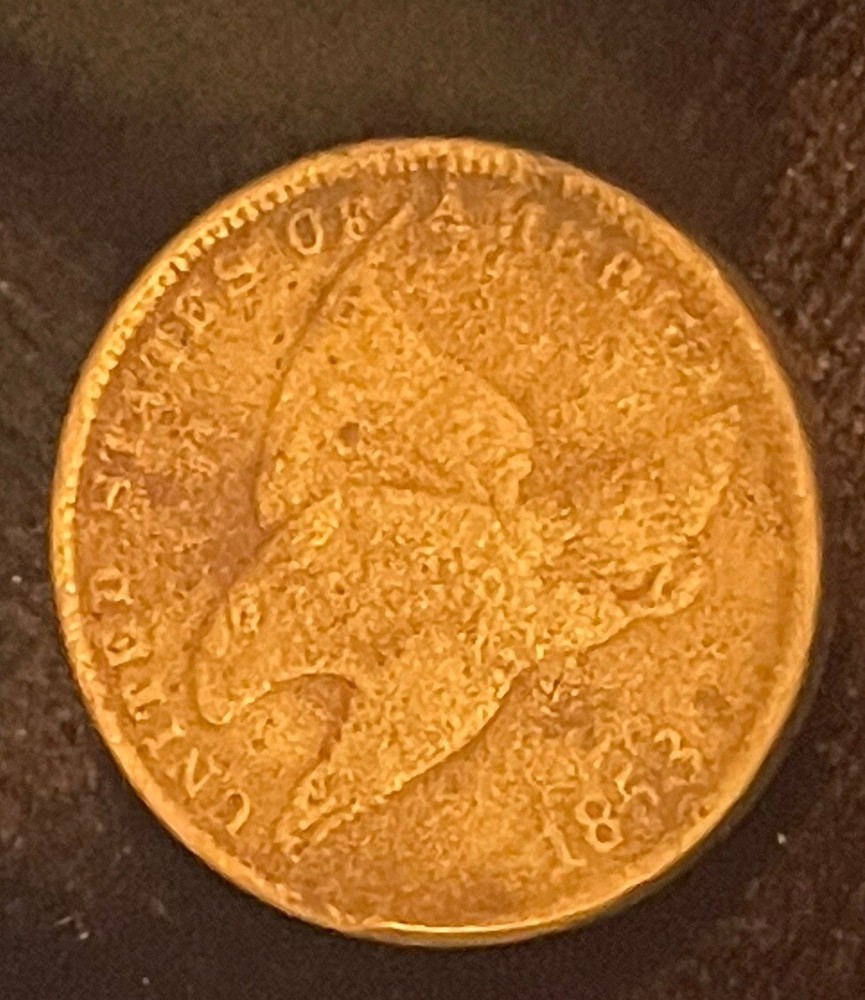 1858 Flying Eagle Cent Penny AS IS