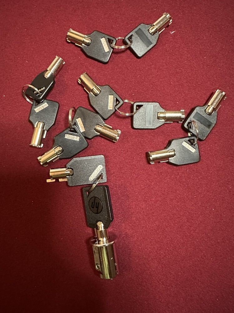 HP Barrel Keys Cam Lock With It . Bulk Workspace Computer Cabinet Drawer