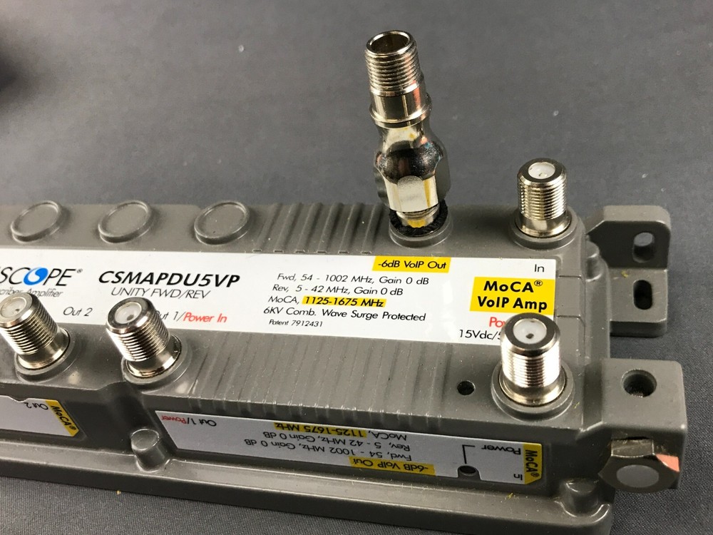 HomeConnect Commscope CSMAPDU5VP Coax Cable Amplifier