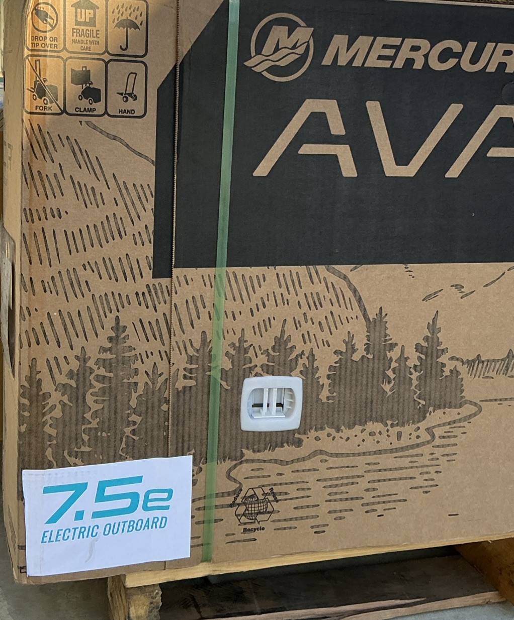 Mercury Avator 7.5e Electric Outboard Motor Kit, 15" Shaft