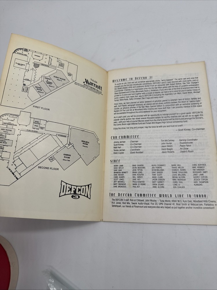 Defcon 3 Official Program 1996 Defcon 3 Program