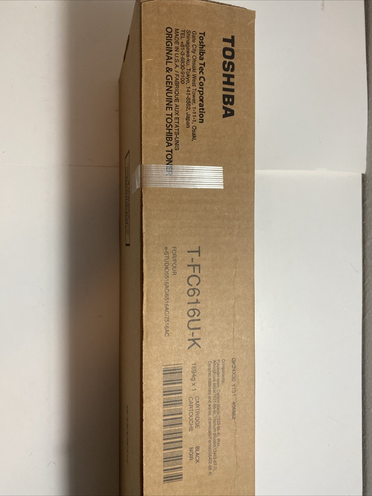 Genuine Toshiba e-STUDIO 5516AC,6516AC,7516AC Black Toners T-FC616U-K