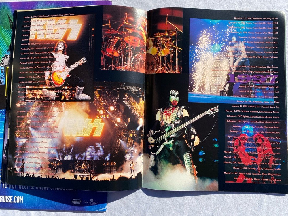 KISS Monster 2013 & Farewell Tour 2000 w/all Concert Dates Concert Programs