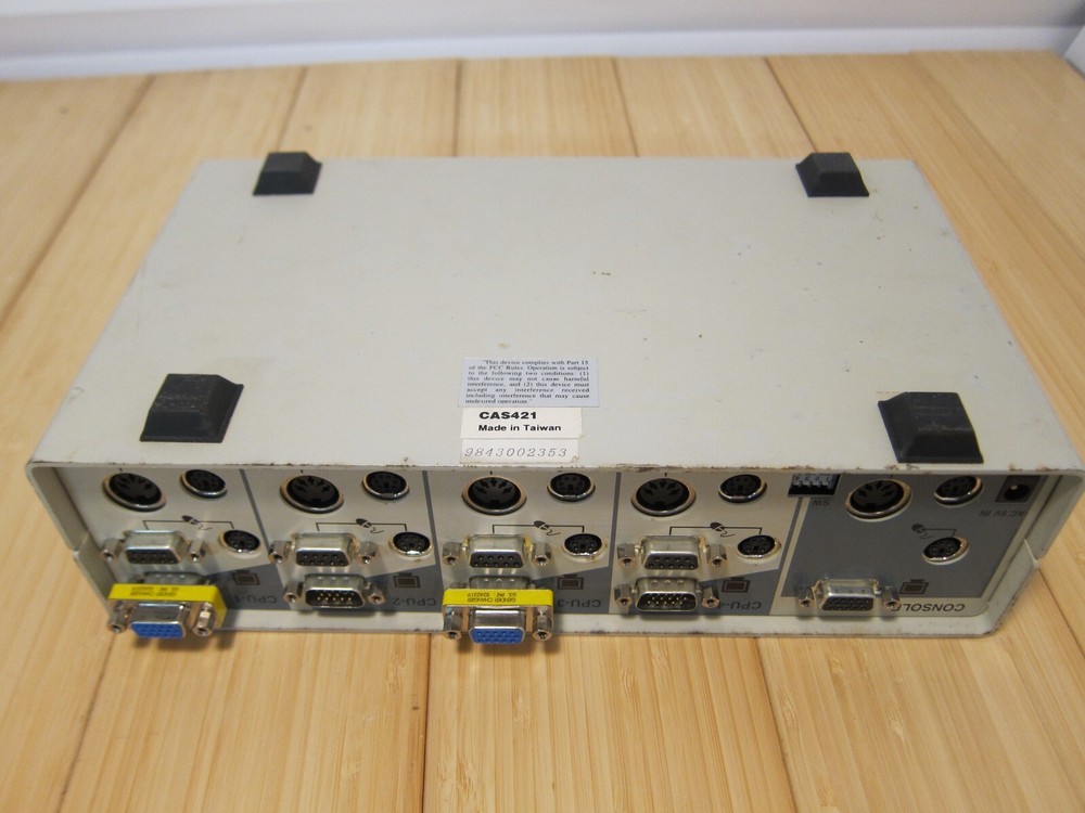 Edimax CPU Switch Mouse Conversion CAS-421 Intellimouse with Power Adapter