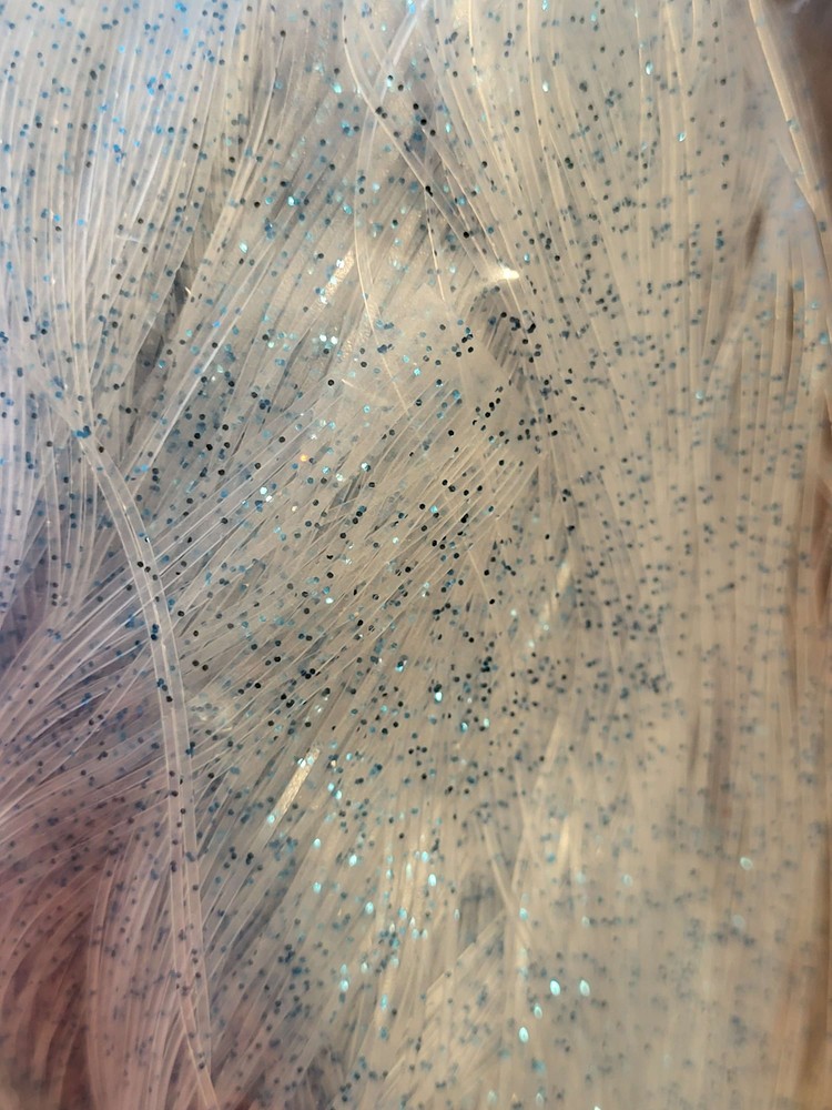 Custom Clear/Blue Flake Tabs 100 pack