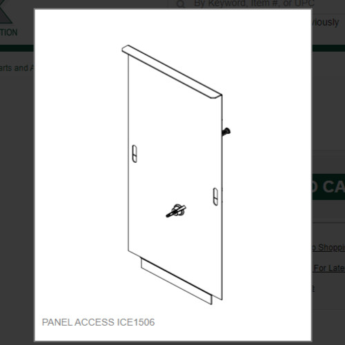 PANEL ACCESS ICE1506 #3013156-01