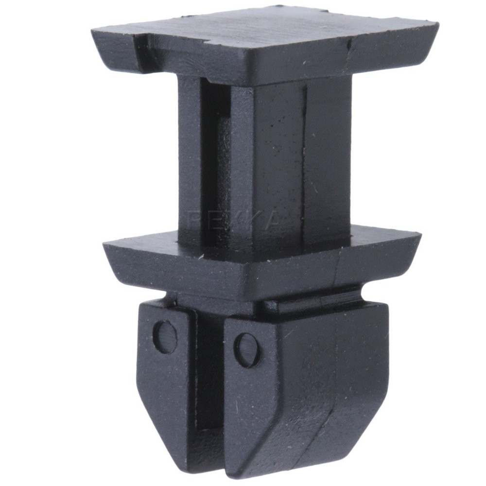 Rexka 30pcs Body Panel Trim Push-Type Retainer Clips One Size, black