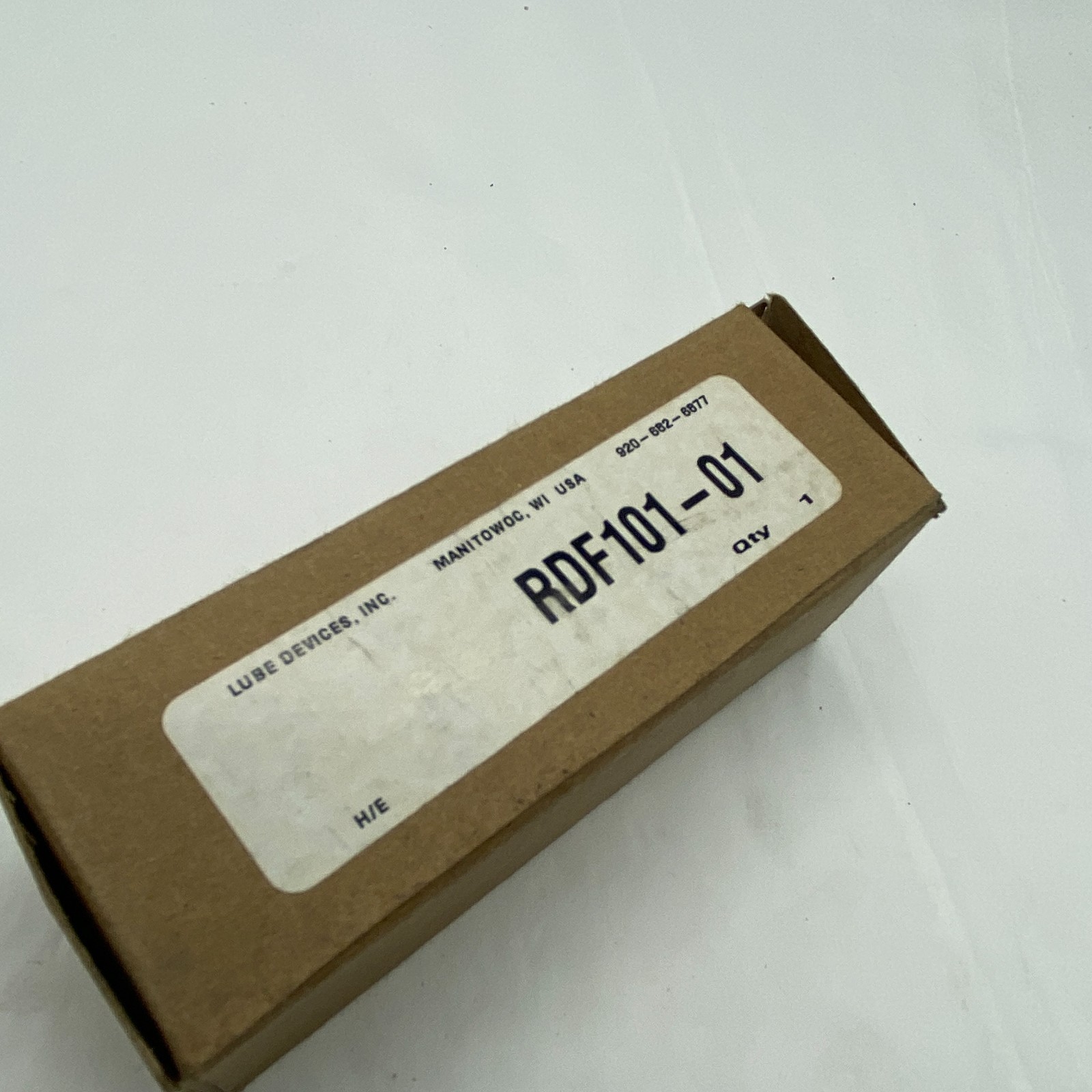 LUBE DEVICES RDF101-01 RESERVOIR OIL 5/8 OZ RDF10101 "FREE SHIPPING"