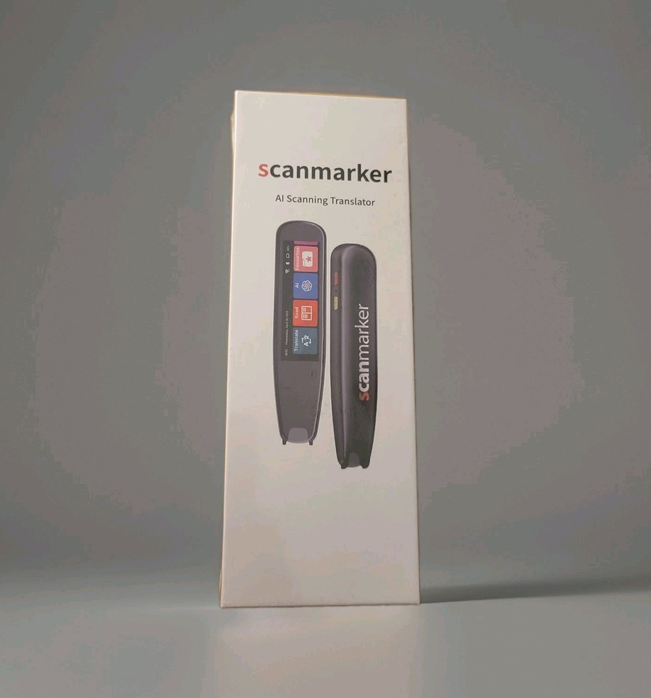 Scanmarker AI Pen - OCR Scan Reader & Translator - Text to Speech- Wireless