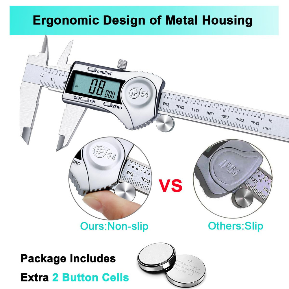 Digital Caliper, Caliper Measuring Tool outside Micrometer, Vernier Dial Caliper