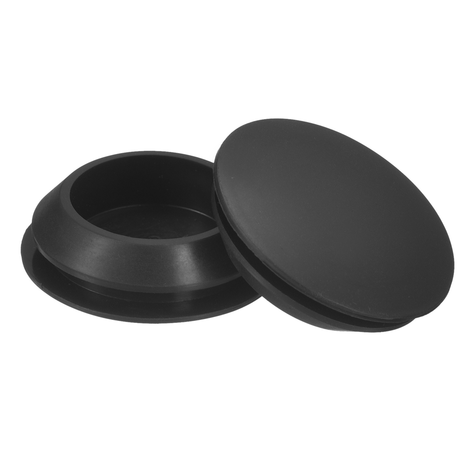 4Pcs Silicone Plugs Rubber Round Hole Plugs for 30-33mm Hole Black