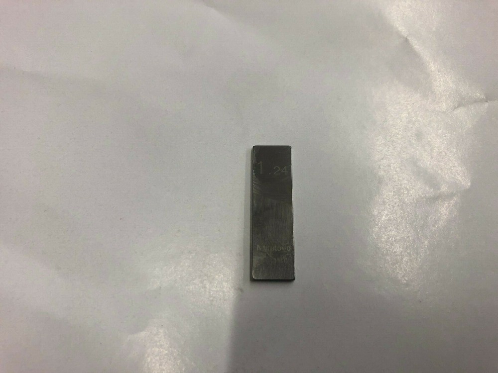 1.24mm Mitutoyo Steel Rectangular Gauge Gage Block