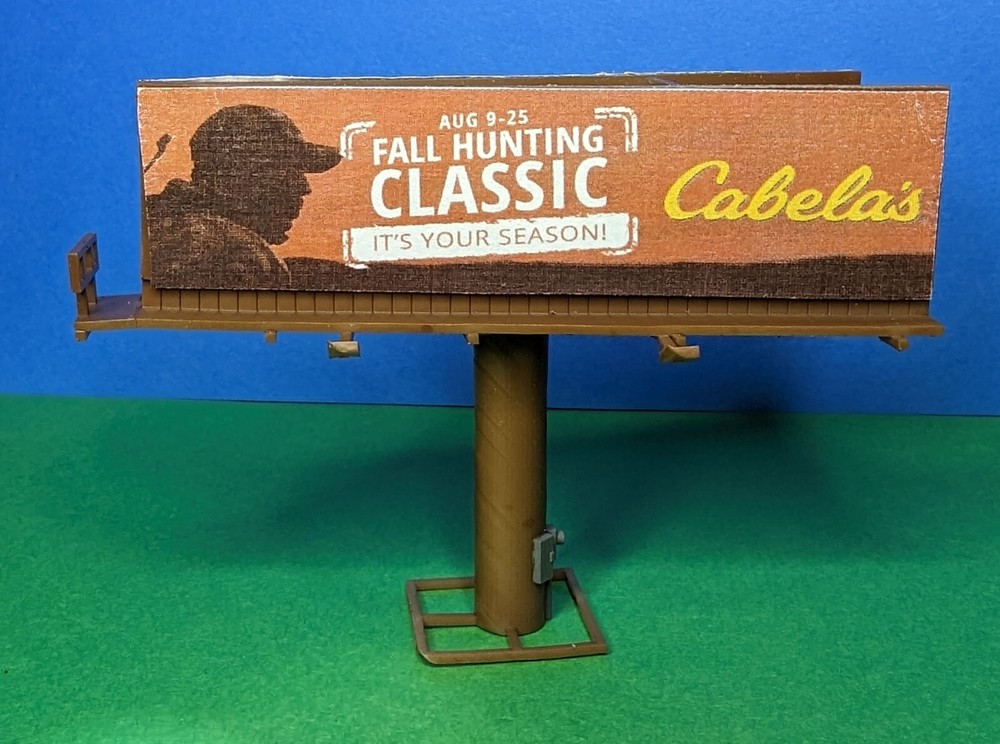 Z Scale Modern Billboard