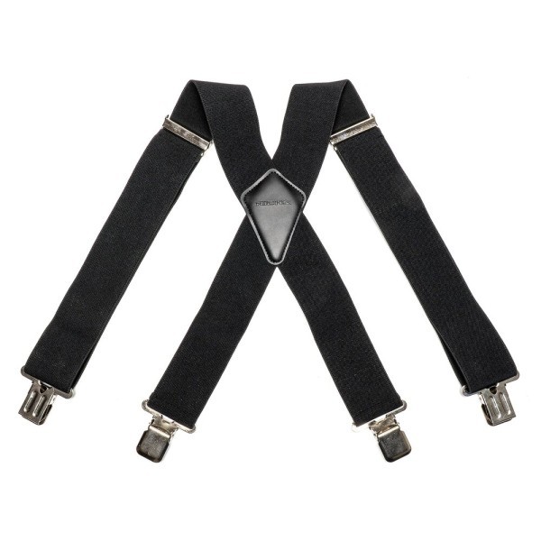Richa Heavy Duty Elasticated BRACES One Size - Strong Clips