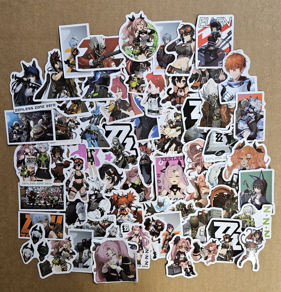 10 Random Stickers Zenless Zone Zero Sexy Cute Ecchi