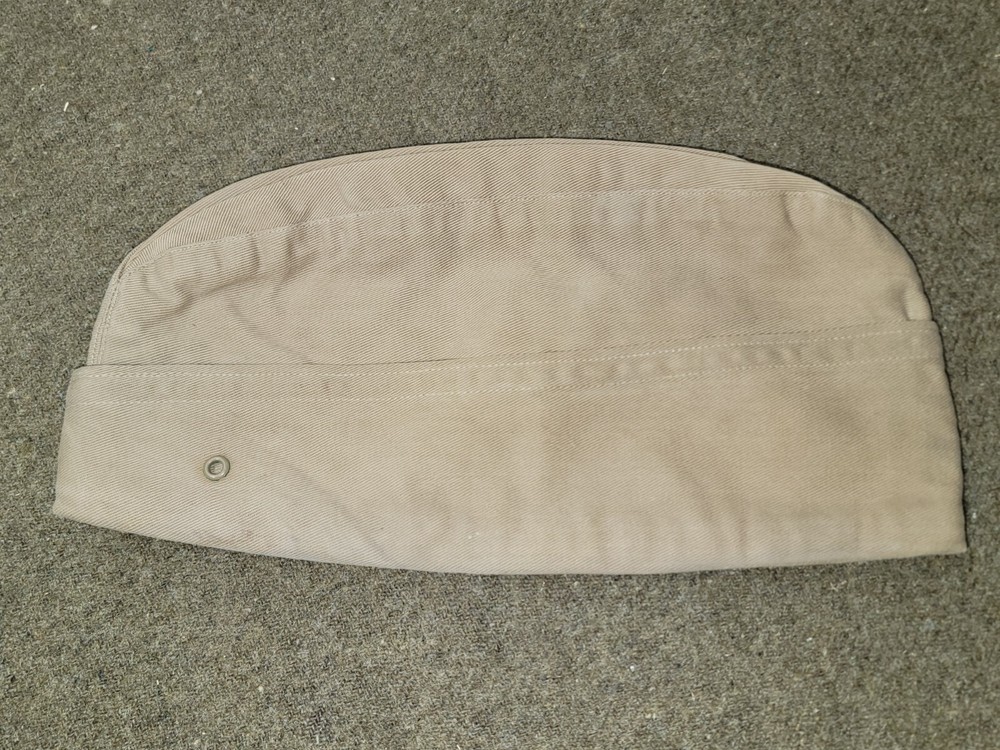 WWII USMV Khaki Garrison Cap #4