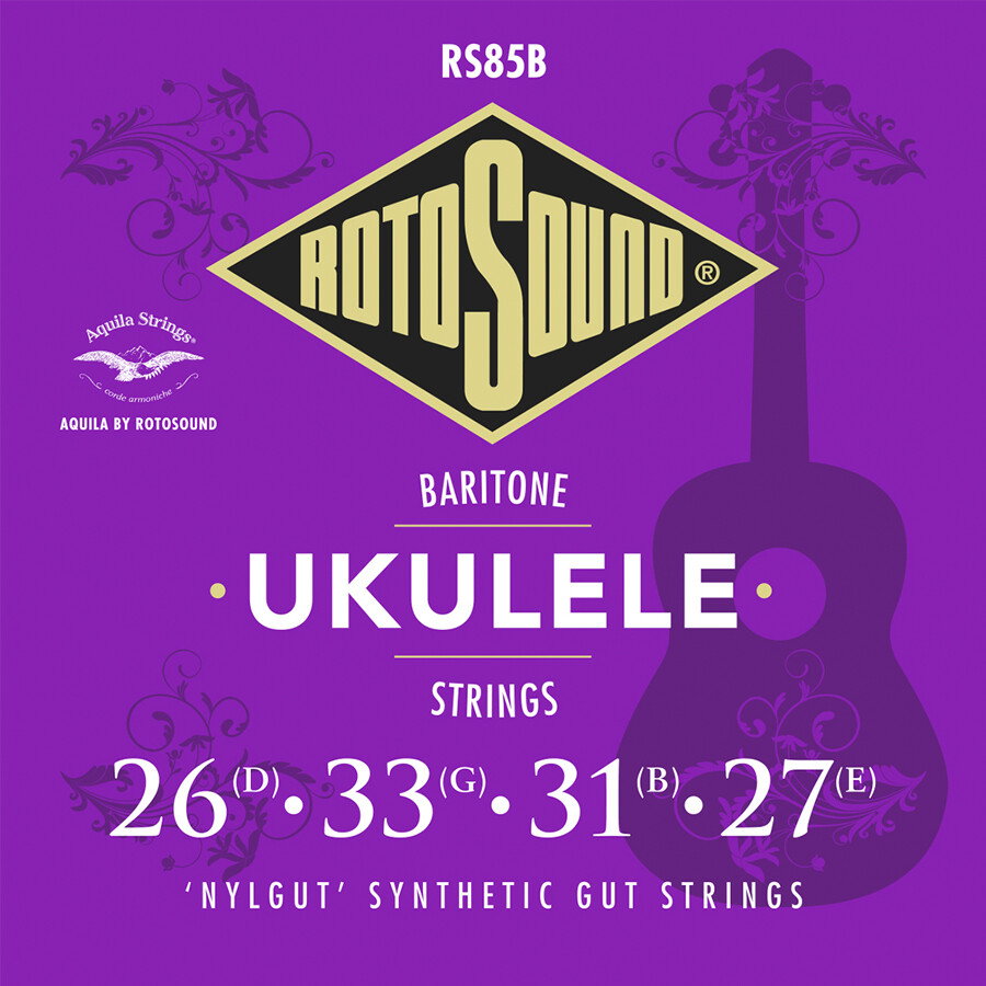 Rotosound RS85B Nylgut Ukulele Strings - Baritone , New!