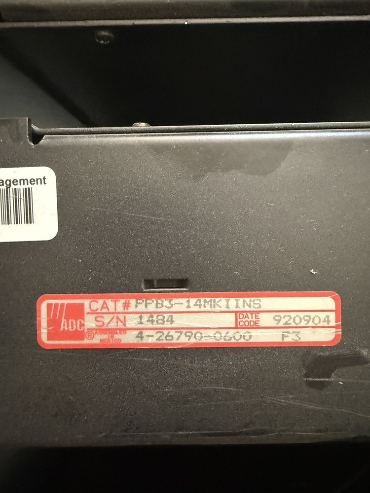 1 - ADC ProPatch PPB3-14MKII-NS 2RU 96-Point Bantam TT Patchbay