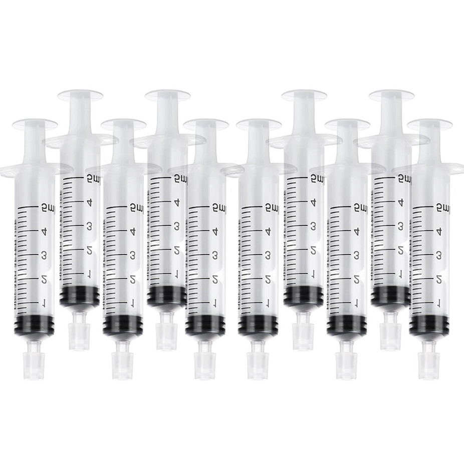 10/20pcs 5ml Plastic Syringe Perfume Dispenser Cosmetic Refill Tool NEW