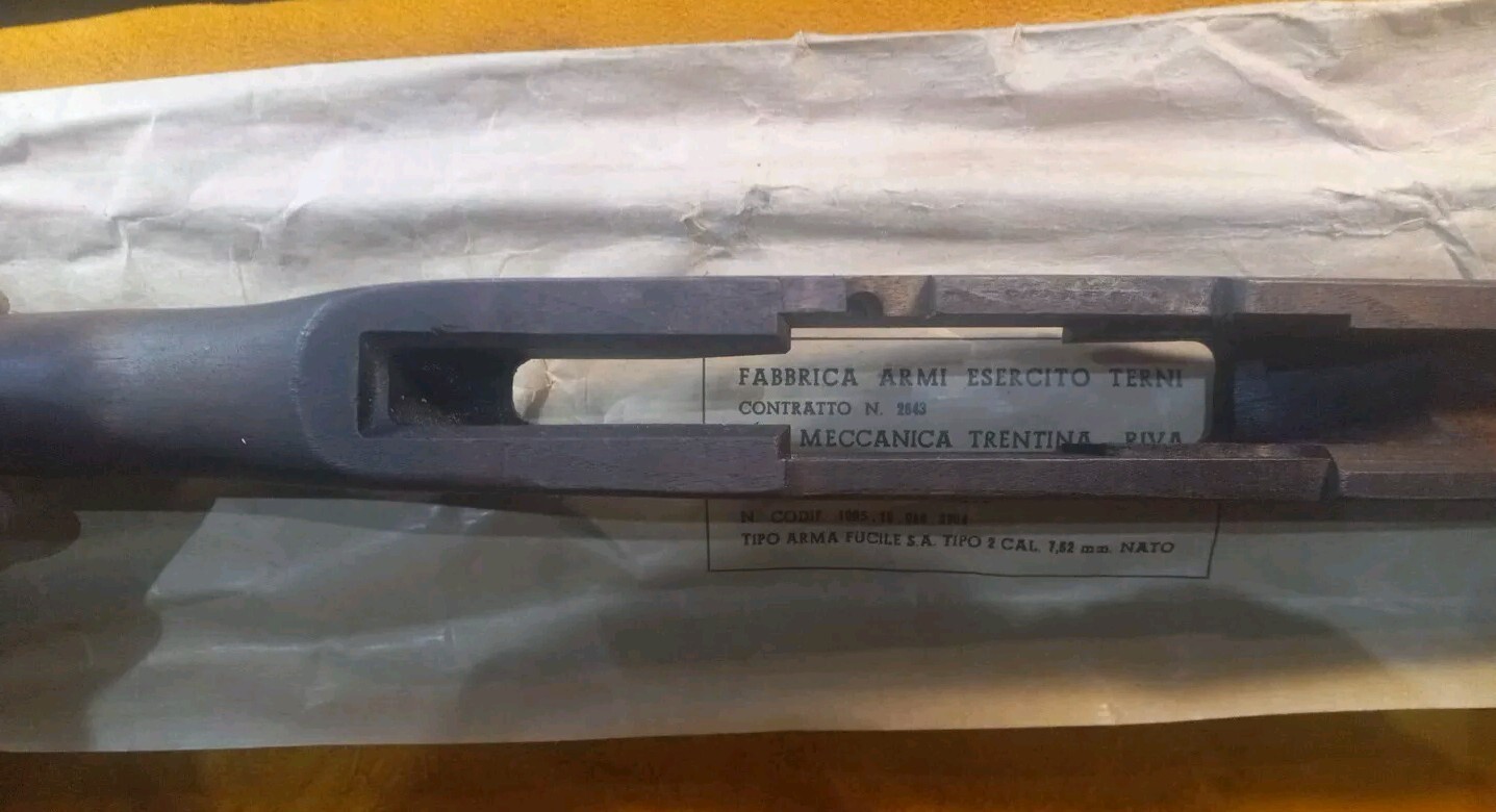 BM59 BM59E Stock Fabrica Armi Esercito Terni Meccanica Trentina M1 Garand WWII
