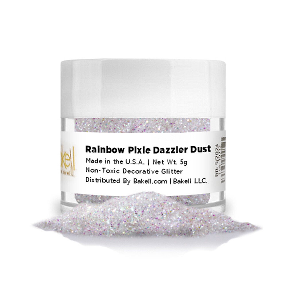 Bakell® 5g Rainbow Pixie Dazzler Dust™ Non Toxic Decorating Glitter