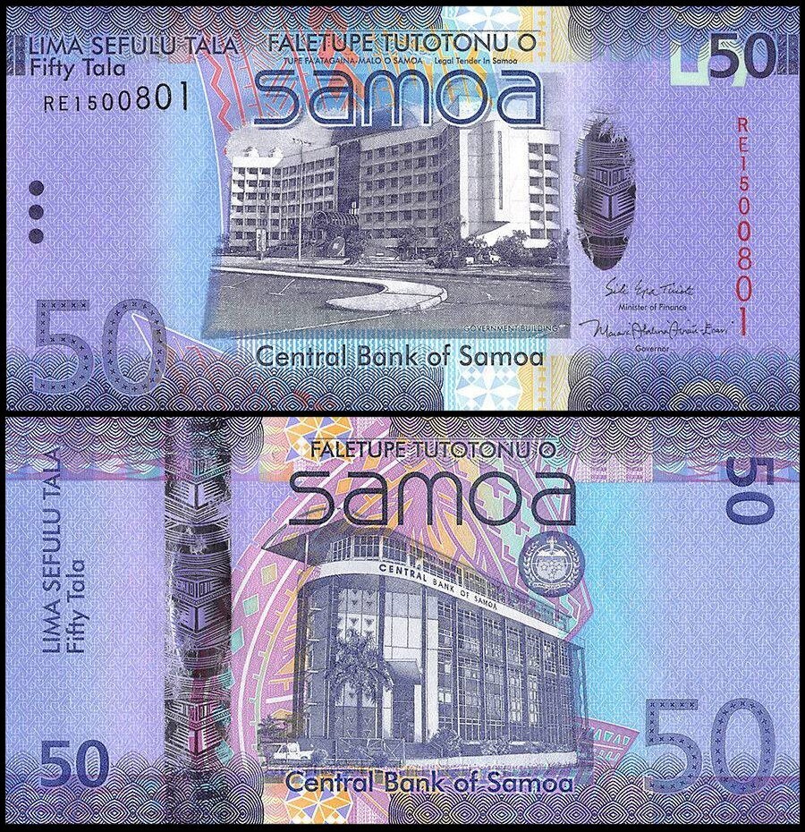 Samoa 50 Tala, 2017 ND, P-41c, UNC