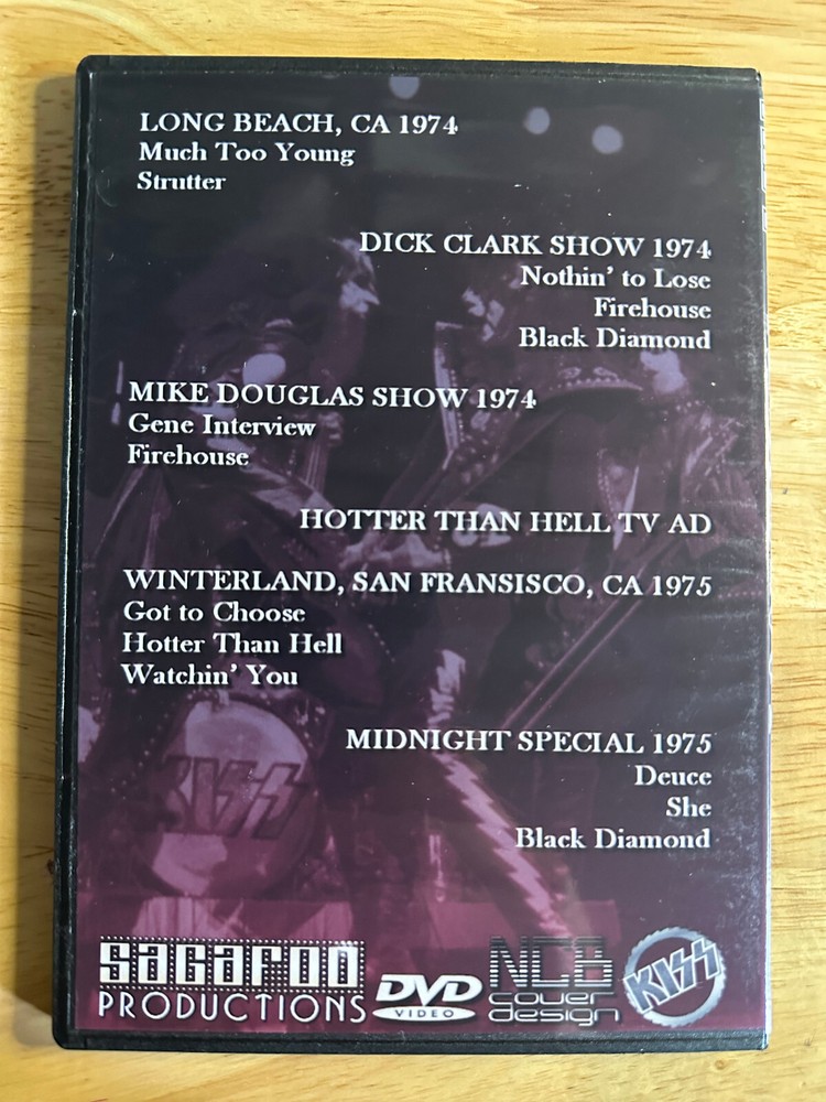 KISS - Destroyer Anthology 3 Live DVD Gene Simmons Paul Stanley Ace Frehley