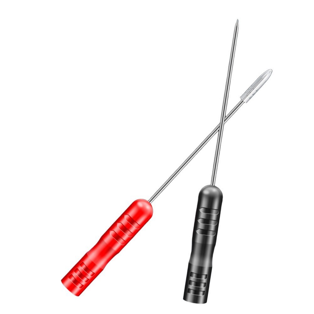 Red and Black Color Coded Probe Tips for Quick Polarity Identification