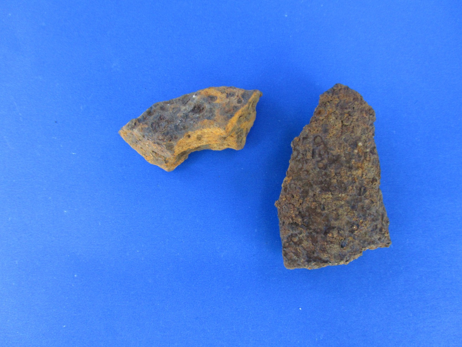 Civil War Relic Conical Artillery Shell Fragments X2, dug, Chattanooga, TN