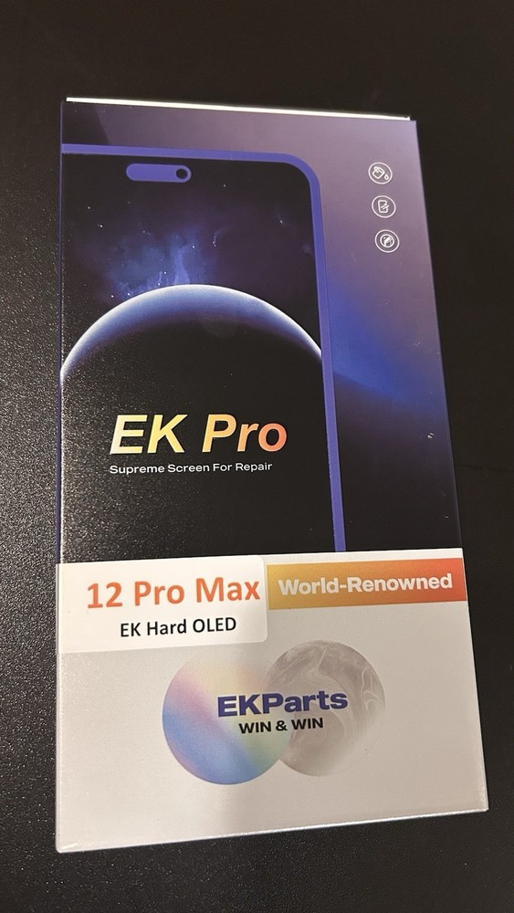EK Pro iPhone 12 Pro Max Hard OLED Screen Replacement W/ IC Flex Chip
