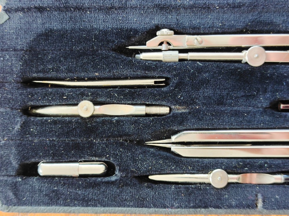 Original Lotter - Draughtsman's Precision Technical Drawing Set in Case