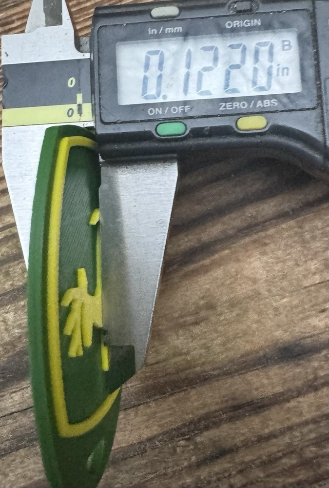 John Deere Custom 3d Printed Key Chain's