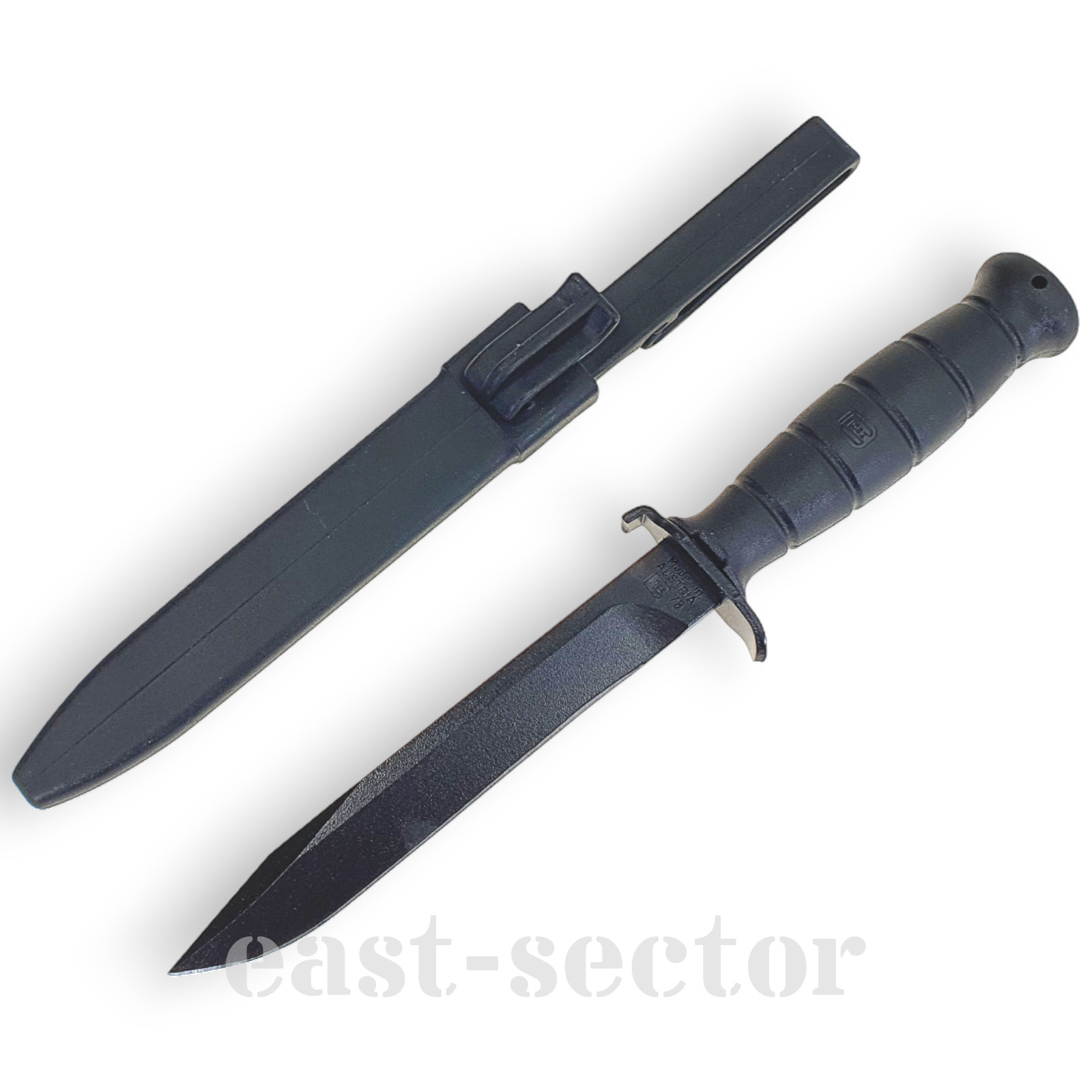 Military Knife GLOCK FM 78 Black Austrian Army -Dagger Fighting Assault Survival