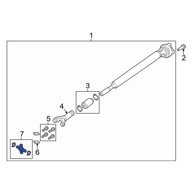 Genuine Ford Universal Joints HC3Z-4635-C