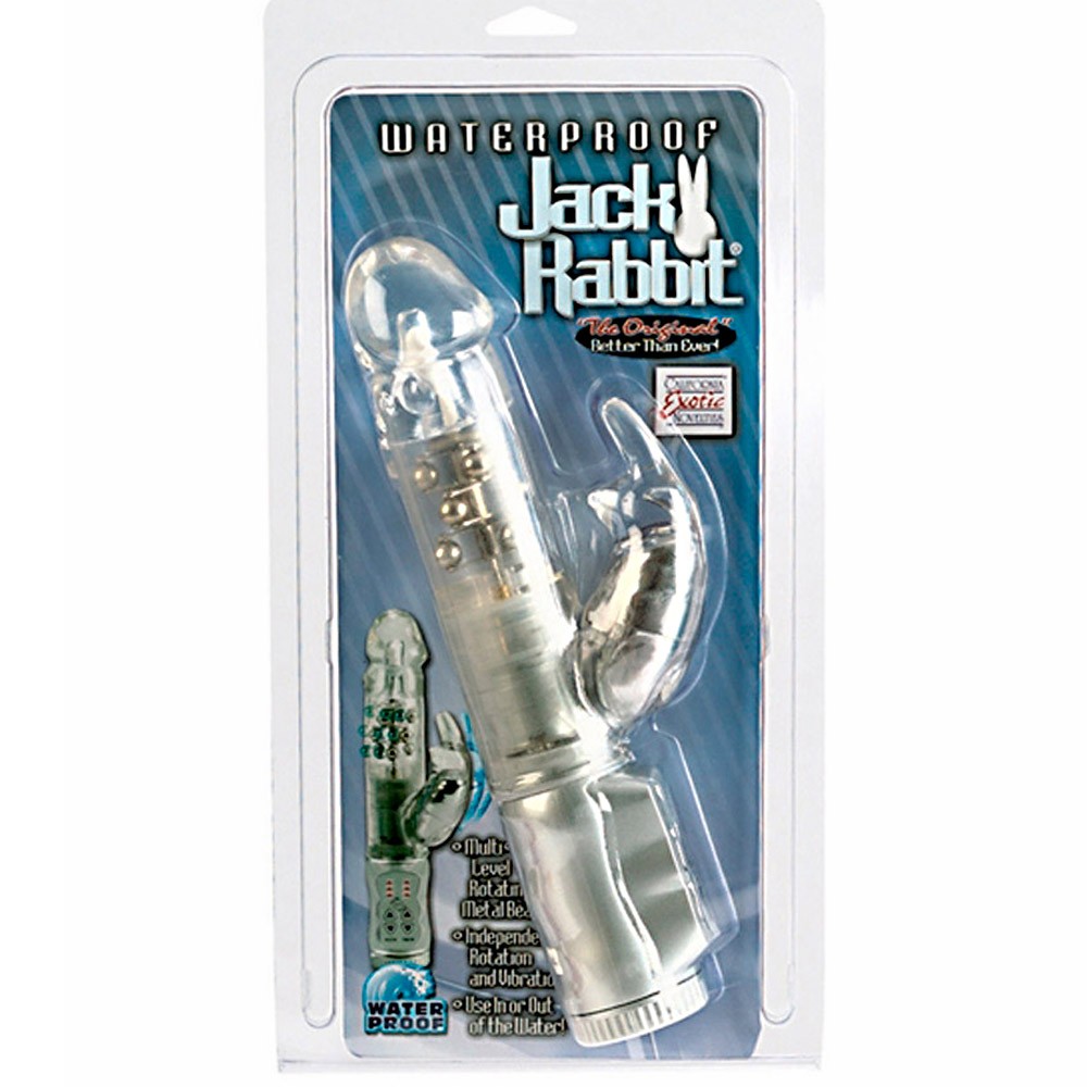 California Exotic Waterproof Jack Rabbit - Clear