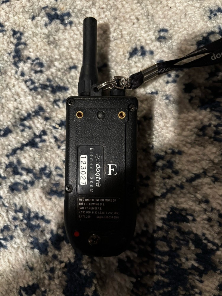 Dogtra Element 300M Remote Training Collar Black Model 123027