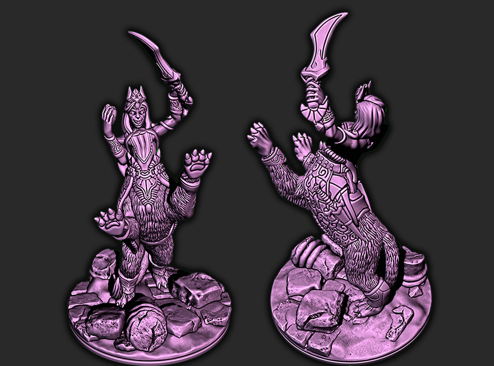 Lamia - 28mm scale D&D Miniature