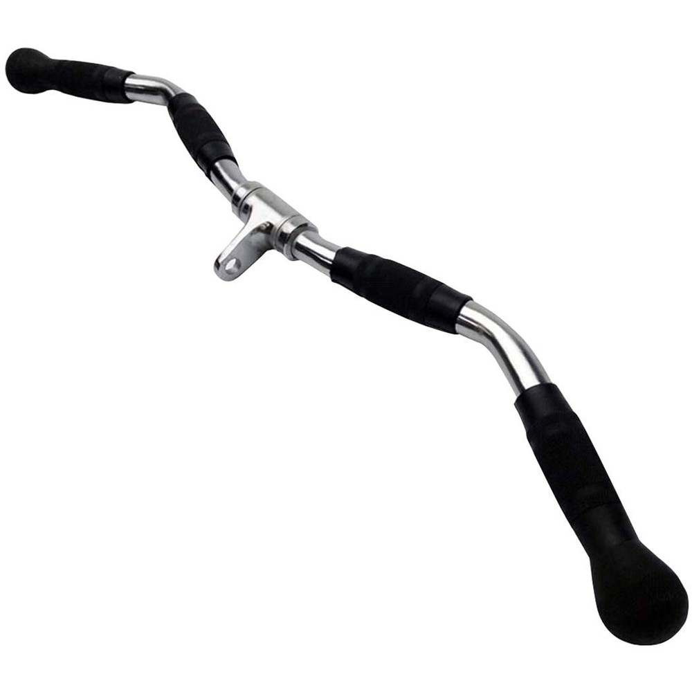 LAT Bar Cable Machine Attachment Curl Pulldown Bar with Full Rotation and for