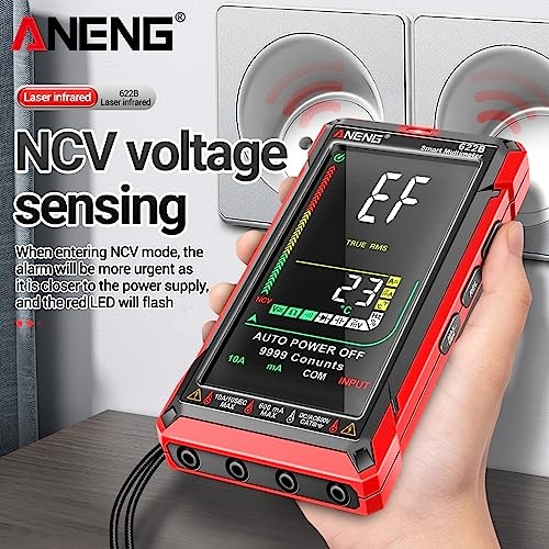 Multimeters, Digital Multimeter Tester Smart Touch Auto-Ranging 9999 Style A