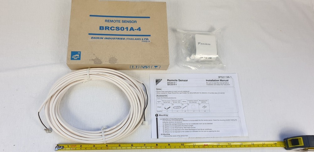 Daikin BRCS01A-4 Remote Aircon Temperature Sensor with Cable -  Unused