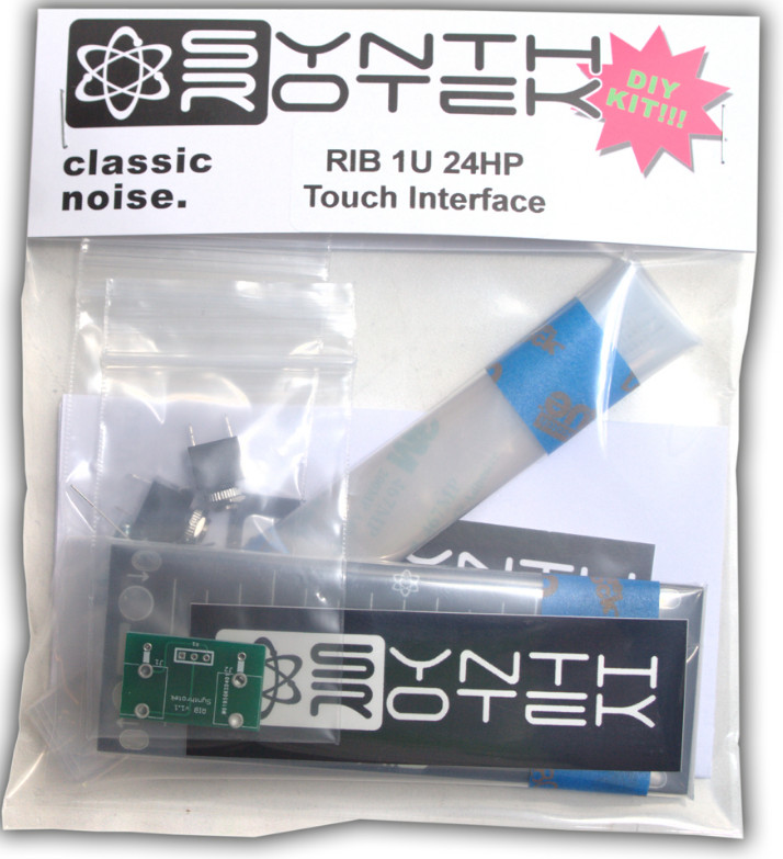 Ribbon Controller Touch Interface DIY Kit, 1U 24HP