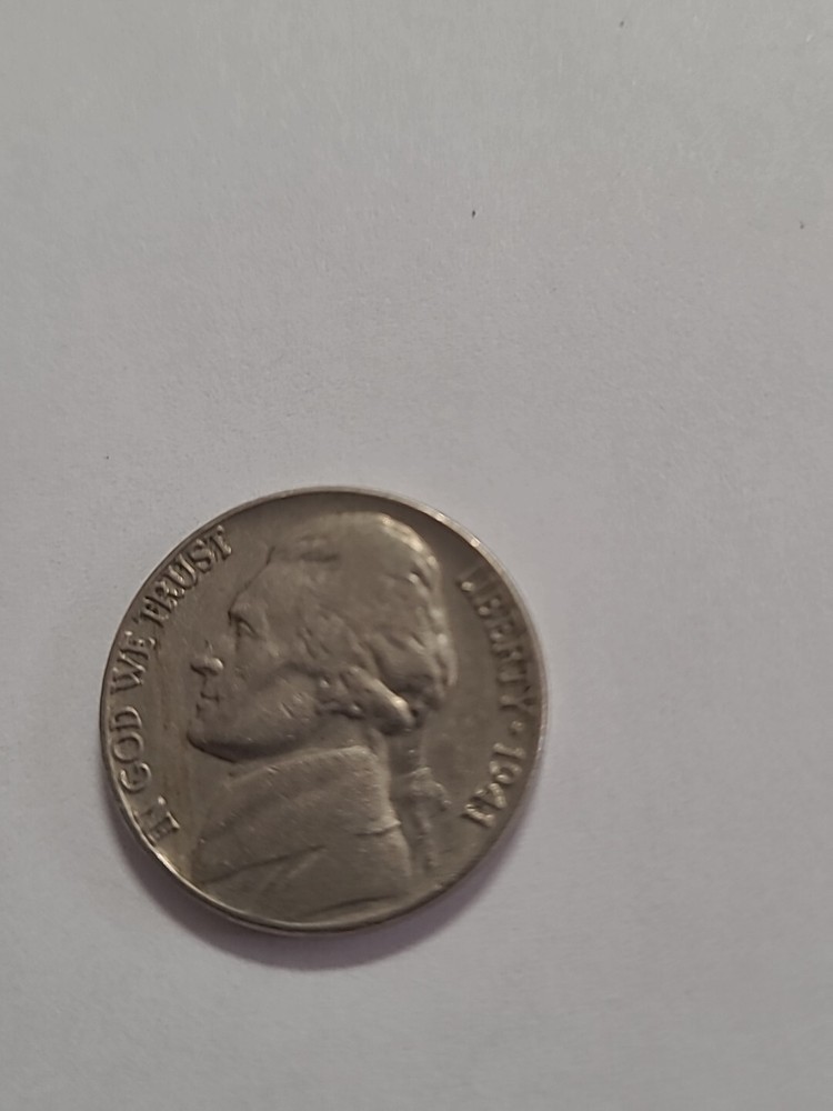 1941 NICKEL NO MINT MARK