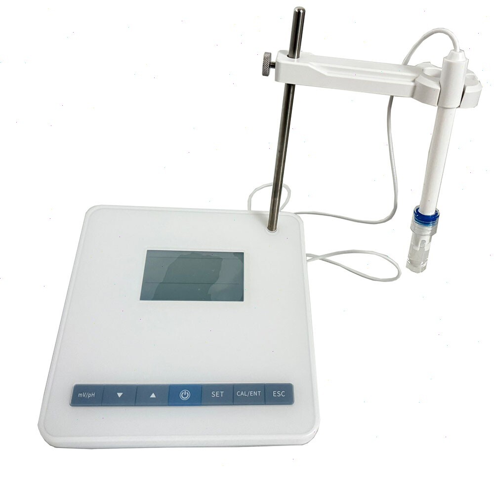 Digital Benchtop PH Meter Acidity Meter with PH Powder E-201-C Electrode